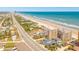 Aerial view showing the condo's proximity to the beach, and main thoroughfare, offering convenience and scenic beauty at 2855 S Atlantic Ave # 303, Daytona Beach Shores, FL 32118