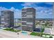 Eye-catching exterior features contemporary condo towers with a swimming pool and direct beach access, perfect for seaside living at 2900 N Atlantic Ave # 2003, Daytona Beach, FL 32118