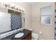 Bathroom features granite countertops, modern lighting, and a tiled shower at 316 Oak Springs Dr, Debary, FL 32713