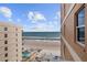 Stunning ocean view from this beachfront condo, complete with a shared pool and private beach access at 3799 S Atlantic Ave # 601, Daytona Beach, FL 32118