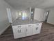 Kitchen island adjacent to spacious living area at 508 N Keech St, Daytona Beach, FL 32114
