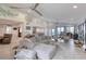 Beachfront living room features an open floor plan and ample seating at 787 Ocean Shore Blvd, Ormond Beach, FL 32176