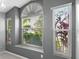 Bright interior shot showcasing windows with blinds overlooking serene landscaping at 914 Smokerise Blvd, Port Orange, FL 32127