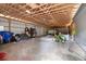 Vast barn interior with metal siding and wooden beams, ready for projects and storage at 1560 S Pearl St, Deland, FL 32720