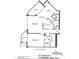 Floor plan of a one-bedroom convertible unit with balconies, kitchen, and Primary suite at 1 Oceans West Blvd # 20B4, Daytona Beach, FL 32118