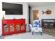 This living space features stylish accents, an entertainment center, and comfortable seating at 1 Oceans West Blvd # 20B4, Daytona Beach, FL 32118
