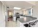 Modern kitchen featuring stainless steel appliances, ample counter space, and bright lighting at 124 Golden Eye Dr # A, Daytona Beach, FL 32119