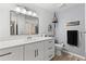 Bathroom with extended counter and ample storage at 135 Moonstone Ct, Port Orange, FL 32129