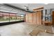 Spacious two-car garage with ample storage space and full-size glass panel door at 1439 Waterview Dr, Deltona, FL 32738