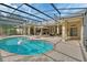 A luxurious kidney-shaped pool is surrounded by an outdoor patio at 1661 Timber Hills Dr, Deland, FL 32724