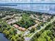Scenic aerial view showcases community near a beautiful lake at 168 Perimeter Ct # 5B, Deltona, FL 32725