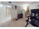 Bedroom with carpeted floor and large closet for ample storage at 168 Perimeter Ct # 5B, Deltona, FL 32725