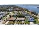 Aerial view showcases homes with pools and backyard views, providing a desirable neighborhood setting at 18 Buckingham Dr, Ormond Beach, FL 32176