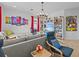 Cozy living room with fun decor, media center and comfy seating at 199 Verde Way, Debary, FL 32713