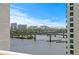 Expansive city views from a high-rise building with bridge, river, and blue sky at 241 Riverside Dr # 1909, Daytona Beach, FL 32117
