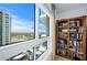 Picturesque view from a window of a high-rise building, overlooking a green landscape and city skyline at 241 Riverside Dr # 1909, Daytona Beach, FL 32117
