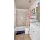 Cozy bathroom with tub and shower, white vanity, and tile floors at 2596 Lancaster Ct, Apopka, FL 32703