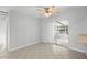 Open dining area with sliding glass doors and tile floors at 265 S Fairbairn Dr, Deltona, FL 32725