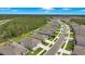 New neighborhood with well-maintained lawns and modern single Gathering homes at 2686 Neverland Dr, New Smyrna Beach, FL 32168