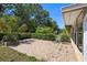 View of the backyard patio space at 2919 Griffin Rd, Leesburg, FL 34748