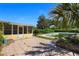 View of the patio, pool, and sunroom at 2919 Griffin Rd, Leesburg, FL 34748