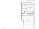 Detailed basement floor plan showcasing the layout and dimensions of rooms, closets, and garage at 3000 Ocean Shore Blvd # 6, Ormond Beach, FL 32176