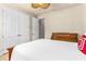 Bedroom with a closet, a ceiling fan, and neutral paint at 341 Chelsea Place Ave, Ormond Beach, FL 32174
