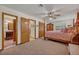 This main bedroom includes a spacious layout and access to the bathroom, closet, and other rooms at 349 Evansdale Rd, Lake Mary, FL 32746