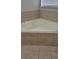Close-up of a tiled drop-in bathtub with tile flooring and trim at 421 Holly Fern Trl, Deland, FL 32720