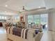 Open-concept living room with lots of natural light and a view of the backyard at 425 Wedgeworth Ln, Deland, FL 32724