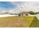 Wide backyard space with fencing, ready for gardening or outdoor activities at 4273 Ne 29Th Pl, Ocala, FL 34470
