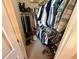 Walk-in closet with ample space for storage at 5548 Burlwood Dr, Orlando, FL 32810