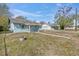 Exterior shot of home showing its green paint, lawn, and neighboring house at 630 Florida Ave, Daytona Beach, FL 32117