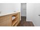 Bathroom with vanity, sink, and storage space at 792 Bennett Rd, South Daytona, FL 32119