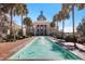 Volusia County Courthouse with a water feature, palm trees, and benches at 859 Oak Hollow Loop, Deland, FL 32724