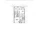 Detailed floor plan of the house layout, showcasing room dimensions and connections at 859 Oak Hollow Loop, Deland, FL 32724