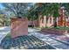 Sign for Stetson University with brick walls and landscaping at 859 Oak Hollow Loop, Deland, FL 32724