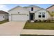 Charming single-Gathering home featuring a well-manicured lawn and a two-car garage at 9392 Revere Ave, Leesburg, FL 34788