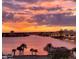 Sunset view of the Halifax River and Daytona Beach bridge at dusk at 100 Silver Beach Ave # 716, Daytona Beach, FL 32118