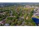 Picturesque aerial shot of a tree-lined neighborhood, capturing the essence of community living at 105 Laguna Ct, Sanford, FL 32773