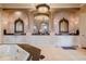 This luxurious bathroom features dual vanities and a large soaking tub at 1117 Oxbridge Ln, Ormond Beach, FL 32174