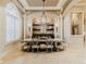 Formal dining room featuring elegant lighting and decorative accents at 1117 Oxbridge Ln, Ormond Beach, FL 32174