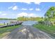 A beautiful boat ramp and dock into a scenic lake at 2030 Waterford Estates Dr, New Smyrna Beach, FL 32168