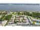 Aerial view of a community located near the waterfront and shopping areas at 2200 S Palmetto Ave # B060, Daytona Beach, FL 32119