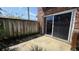 Enclosed patio with sliding glass doors, offering a private outdoor space for relaxation and dining at 2200 S Palmetto Ave # B060, Daytona Beach, FL 32119