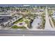 Aerial view showcasing the proximity of 2573 Coral Way to the nearby park and recreational area at 2573 W Coral Way, Daytona Beach, FL 32118
