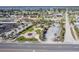 Aerial view showcasing the proximity of 2573 Coral Way to the nearby park and recreational area at 2573 W Coral Way, Daytona Beach, FL 32118