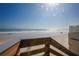 Stunning beach view from the beach access walkway, offering a glimpse of the ocean near 2573 Coral Way at 2573 W Coral Way, Daytona Beach, FL 32118