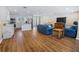 Bright open-concept area with stainless steel appliances and living room at 2573 W Coral Way, Daytona Beach, FL 32118
