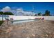 Inviting pool with an expansive deck and privacy fence at 2573 W Coral Way, Daytona Beach, FL 32118